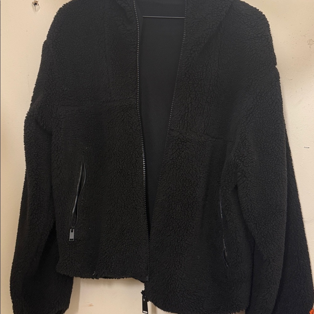 Heron Preston Black and Orange Label Sweater